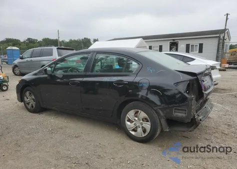 2013 Honda Civic Lx from USA, damaged, VIN 2HGFB2F55DH538490